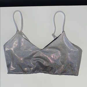 Shimmering Silver Bralette